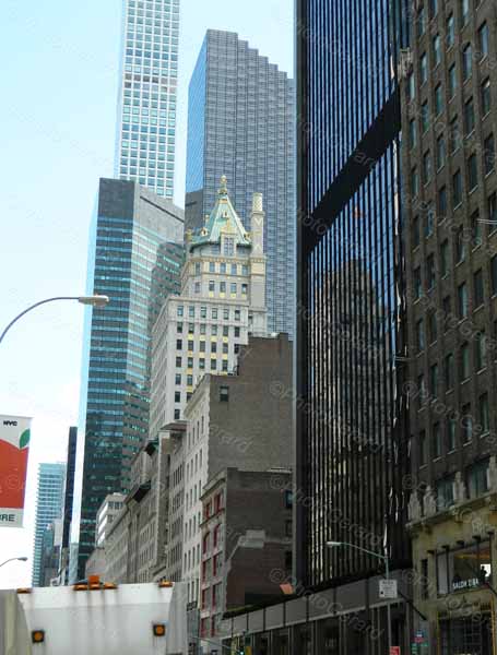 57th Street View of Trump Tower New York City