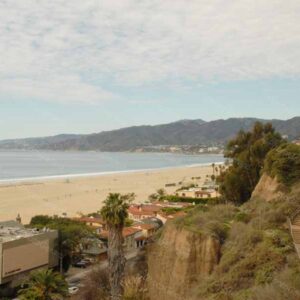 Coast of Malibu Seen From Santa Monica California
