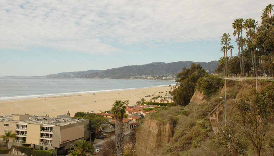 Coast of Malibu Seen From Santa Monica California