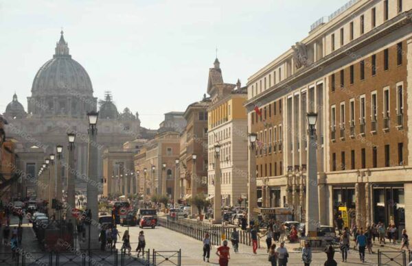 Main Entrance to Vatican City Italy