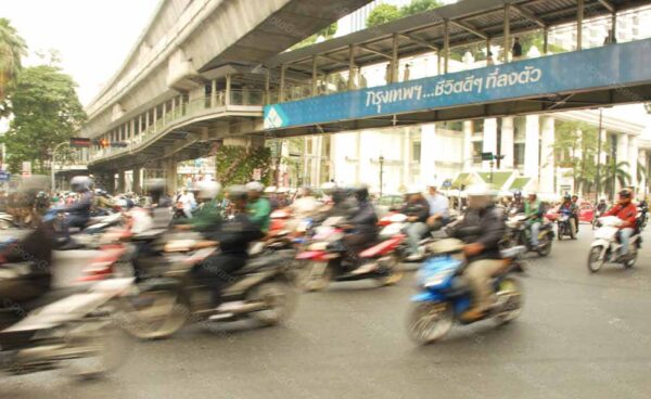 Rush Hour in Bangkok Thailand