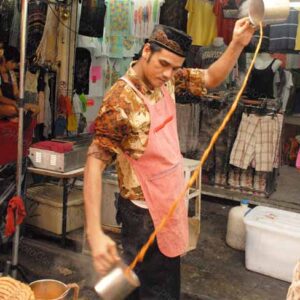 Tea Time at Chatuchak Market Bangkok Thailand