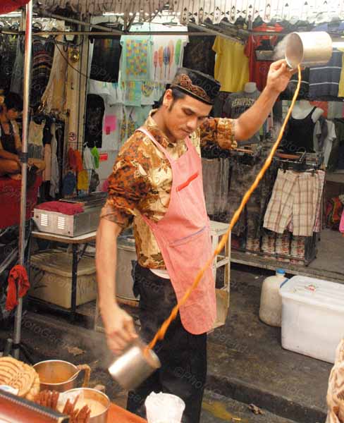 Tea Time at Chatuchak Market Bangkok Thailand